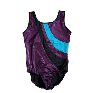 NWOT Danskin Shimmering Gymnastic Leotard Size XL (14-16)